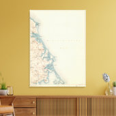 Duxbury, Massachusetts Canvas Afdruk (Insitu (Woonkamer))