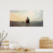 Duxbury Pier, Bug Light Poster (Keuken)