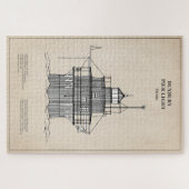 Duxbury Pier Light Lighthouse - Massachusetts -SBD Legpuzzel (Horizontaal)