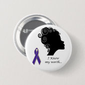 DV RONDE BUTTON 5,7 CM (Voorkant /achterkant)
