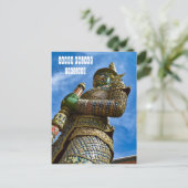 Dvarapala in het Grote Paleis Briefkaart (Staand voorkant)