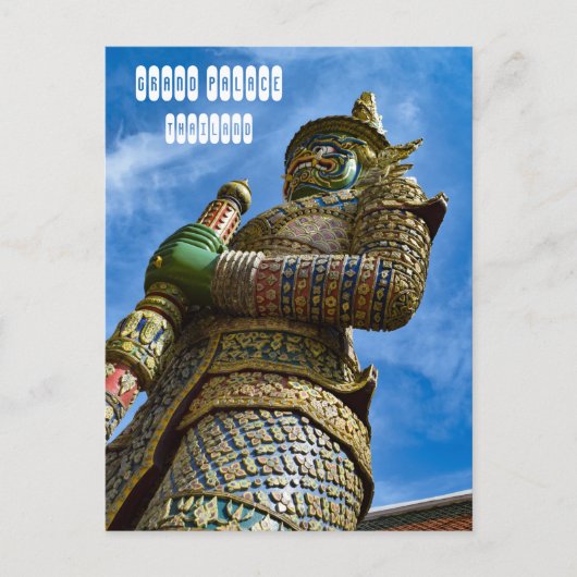 Dvarapala in het Grote Paleis Briefkaart (Voorkant)