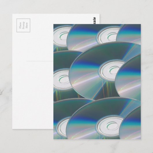 DVD-schijven Briefkaart (Voorkant / Achterkant)