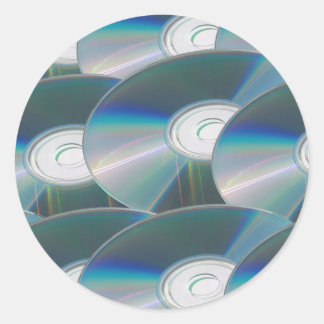 DVD-schijven Ronde Sticker