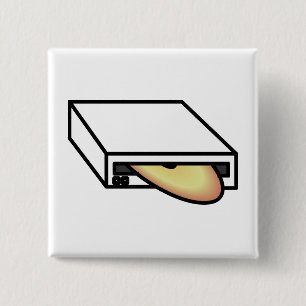 Dvd-station Vierkante Button 5,1 Cm