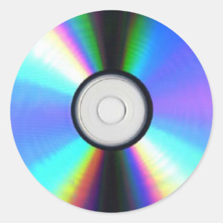 DVD-sticker Ronde Sticker