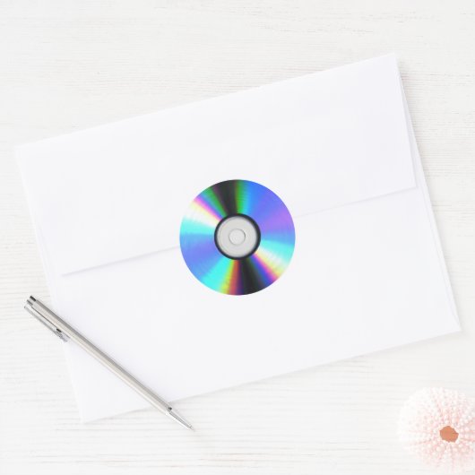 DVD-sticker Ronde Sticker (Envelop)