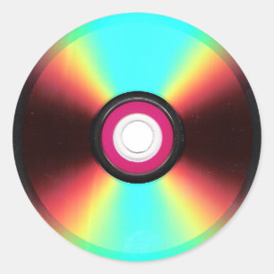 DVD-Stickers Ronde Sticker