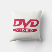 DVD Video Red Logo - Cushion Kussen (Achterkant)