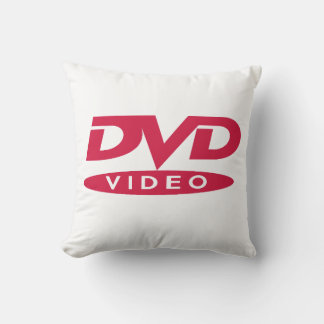 DVD Video Red Logo - Cushion Kussen