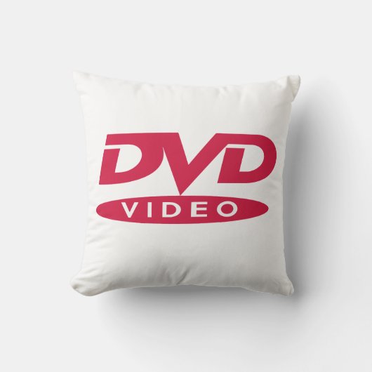 DVD Video Red Logo - Cushion Kussen (Voorkant)
