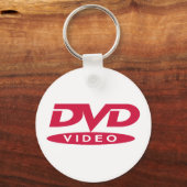 DVD Video Red Logo - Keys Sleutelhanger (Achterkant)