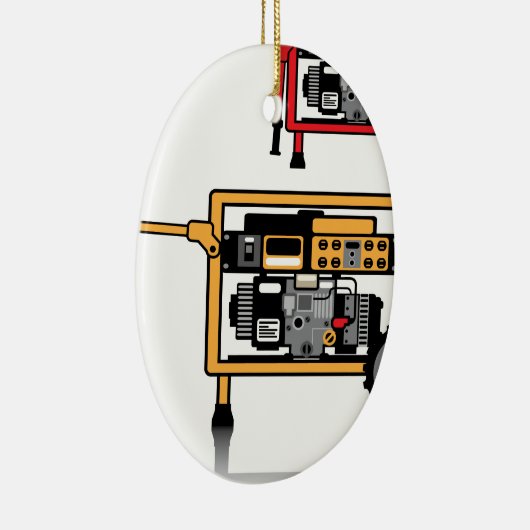 Dvectorvector draagbare generator keramisch ornament (Rechts)