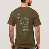 D'Vine Design SOUTH Wordy SC Kudzu T-shirt (Achterkant)