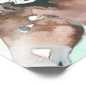 D'Vine Donkey Print Foto Afdruk (Hoek)