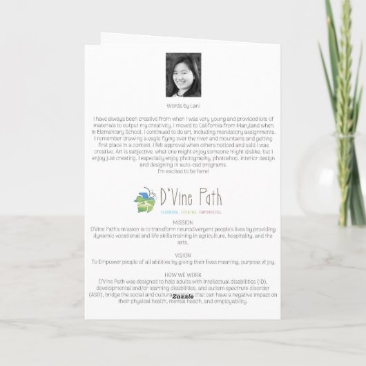 D'Vine Donkey's Kaart (Achterkant)