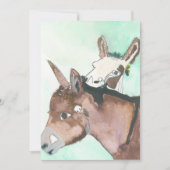 D'Vine Ezels Feestdagenkaart (Voorkant)