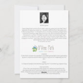 D'Vine Ezels Feestdagenkaart (Achterkant)