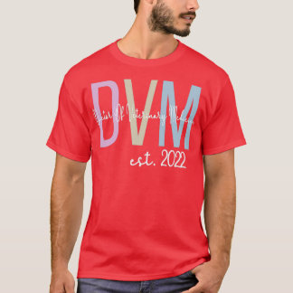 DVM 2022 Doctor in de diergeneeskunde Afstuderen T-shirt