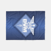 DVM-Cad (diamant) Fleece Deken (Voorkant (Horizontaal))