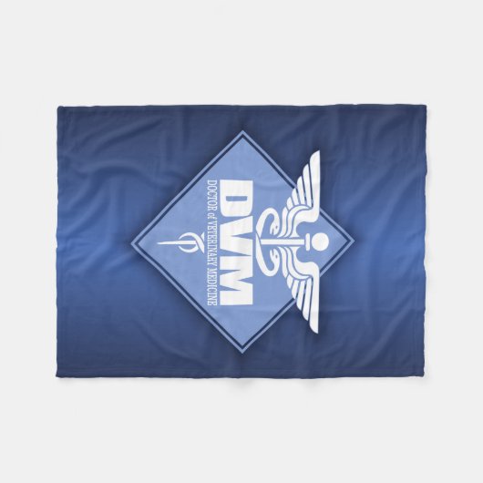 DVM-Cad (diamant) Fleece Deken (Voorkant (Horizontaal))