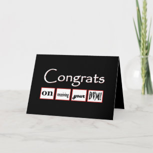 DVM-graad - AANGEPASTE NAAM - Gefeliciteerd Kaart