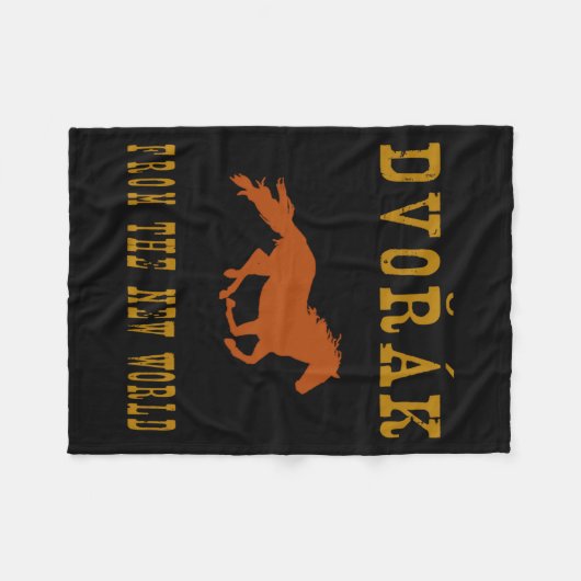 Dvorak From The New World  Fleece Deken (Voorkant (Horizontaal))