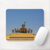 Dvortsovaya Square, Triomfboog, zonsondergang Muismat (Met muis)