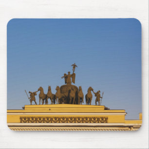 Dvortsovaya Square, Triomfboog, zonsondergang Muismat