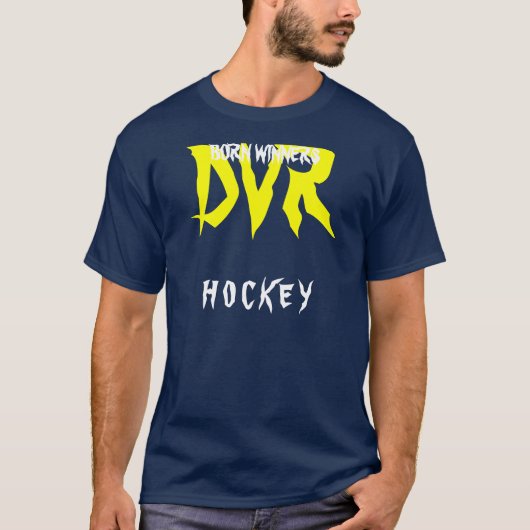DVR, H O C K E Y, BORN WINNERS T-SHIRT (Voorkant)