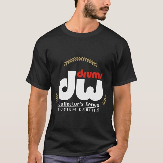 DW Drums Collector_s Series Custom Crafted Black S T-shirt (Voorkant)