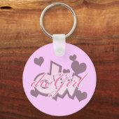 DW Girl Sleutelhanger (Voorkant)