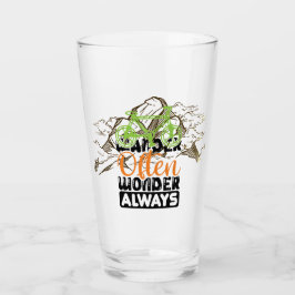 Dwaal altijd verwonderd vaak glas