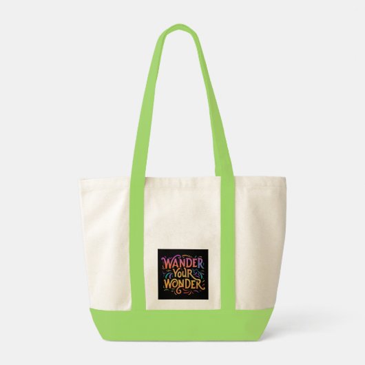 Dwaal door je wonder tote bag (Achterkant)