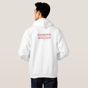 Dwaal in winterrood hoodie