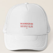Dwaal in winterrood trucker pet (Voorkant)