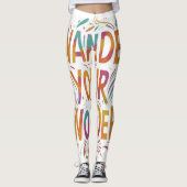 Dwaal je verwondering leggings (Voorkant)