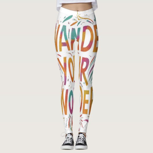 Dwaal je verwondering leggings (Voorkant)