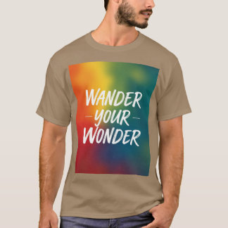 Dwaal je verwondering t-shirt