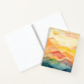 Dwaal vaak verwondering altijd Waterverf Notitieboek (Binnen)