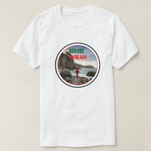 Dwaal waar je je levendig voelt t-shirt