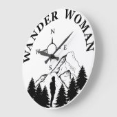 Dwaal wandeltocht campingvrouw grote klok (Hoek)