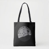 Dwaal wandeltocht campingvrouw tote bag (Voorkant)