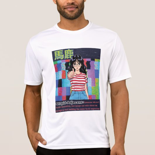 Dwaas Aanliggend T-shirt (Voorkant)