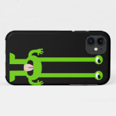 Dwaas Alien iPhone Hoesje (Achterkant (horizontaal))