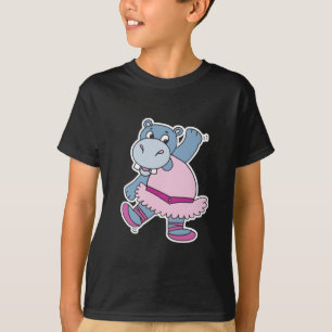 dwaas ballet nijlpaard t-shirt