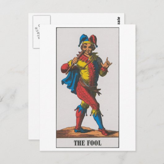 dwaas briefkaart (Voorkant / Achterkant)