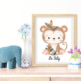 Dwaas Dieren Muurdecoratie Babykamer