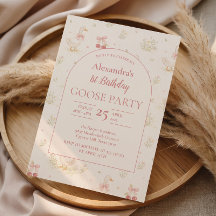 Dwaas Gans 1e Verjaardag Baby Shower