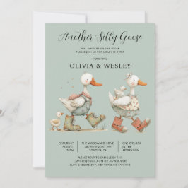 Dwaas Gans 2e Baby Baby Shower Kaart